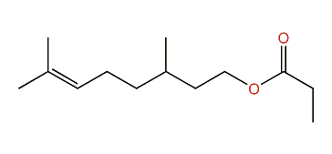 3,7-Dimethyl-6-octenyl propionate